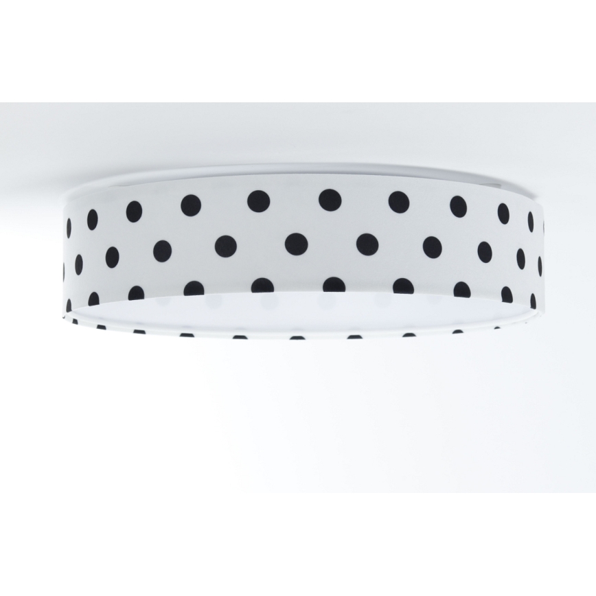 LED taklampa GALAXY KIDS LED/24W/230V Prickar vit/svart