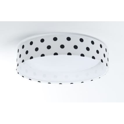 LED taklampa GALAXY KIDS LED/24W/230V Prickar vit/svart