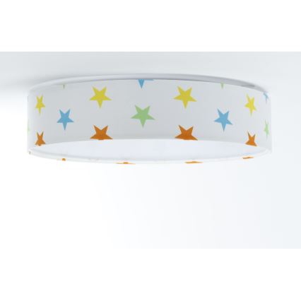LED taklampa GALAXY KIDS LED/24W/230V stjärnor färgrik