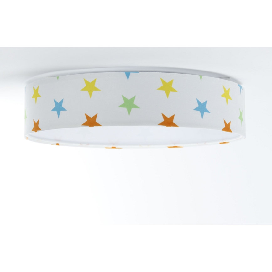 LED taklampa GALAXY KIDS LED/24W/230V stjärnor färgrik
