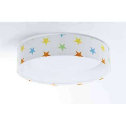 LED taklampa GALAXY KIDS LED/24W/230V stjärnor färgrik