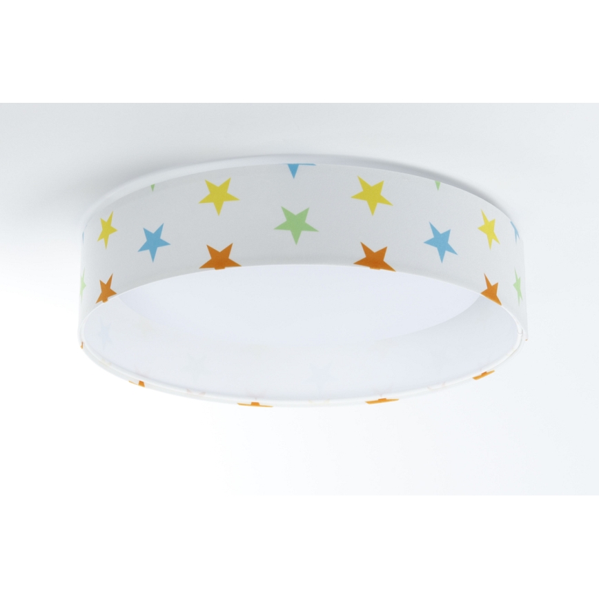 LED taklampa GALAXY KIDS LED/24W/230V stjärnor färgrik