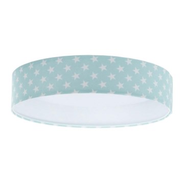 LED taklampa GALAXY KIDS LED/24W/230V stjärnor grön/vit