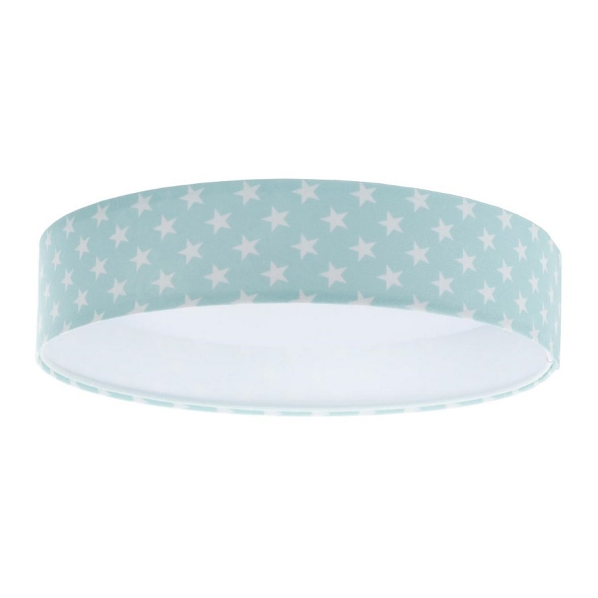 LED taklampa GALAXY KIDS LED/24W/230V stjärnor grön/vit