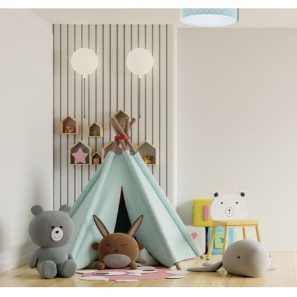 LED taklampa GALAXY KIDS LED/24W/230V stjärnor grön/vit