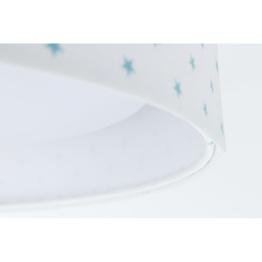 LED taklampa GALAXY KIDS LED/24W/230V stjärnor vit/turkos