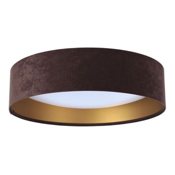 LED taklampa GALAXY LED/24W/230V brun/guld