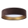LED taklampa GALAXY LED/24W/230V brun/guld