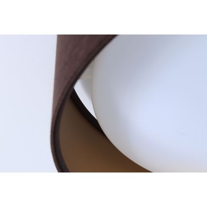 LED taklampa GALAXY LED/24W/230V brun/guld