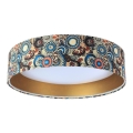 LED taklampa GALAXY LED/24W/230V färgrik/guld