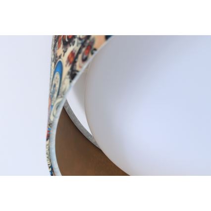 LED taklampa GALAXY LED/24W/230V färgrik/guld