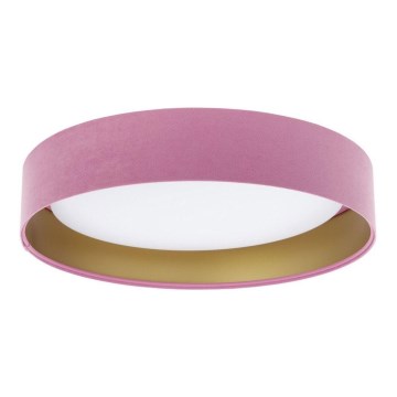 LED taklampa GALAXY LED/24W/230V rosa/guld