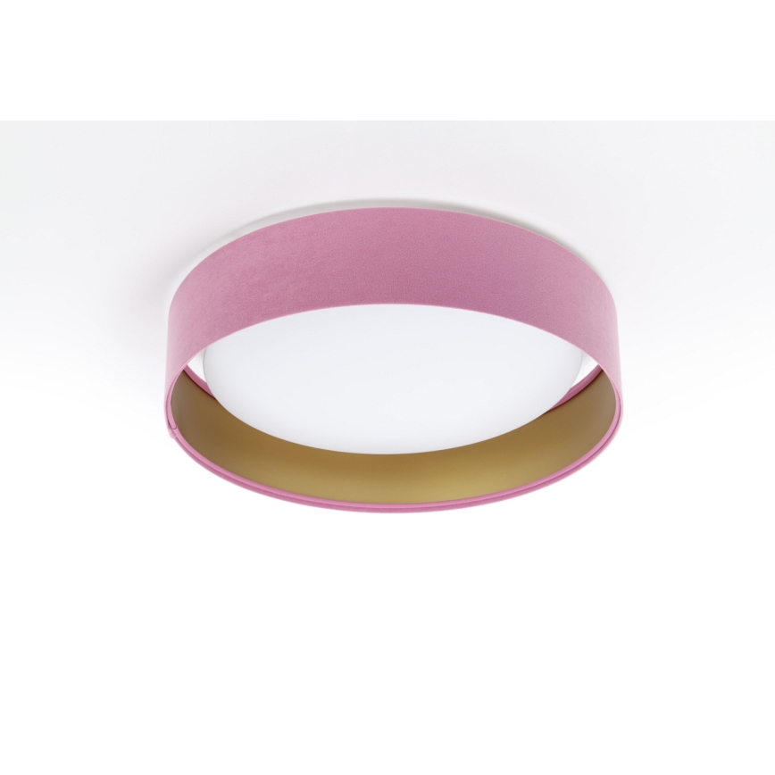 LED taklampa GALAXY LED/24W/230V rosa/guld