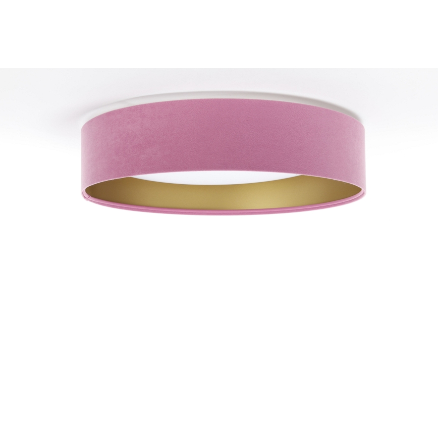 LED taklampa GALAXY LED/24W/230V rosa/guld