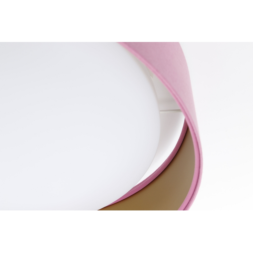 LED taklampa GALAXY LED/24W/230V rosa/guld