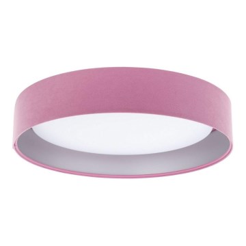 LED taklampa GALAXY LED/24W/230V rosa/silver