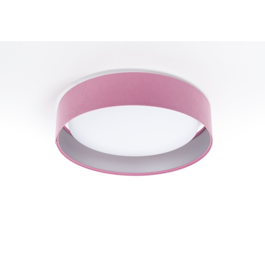 LED taklampa GALAXY LED/24W/230V rosa/silver