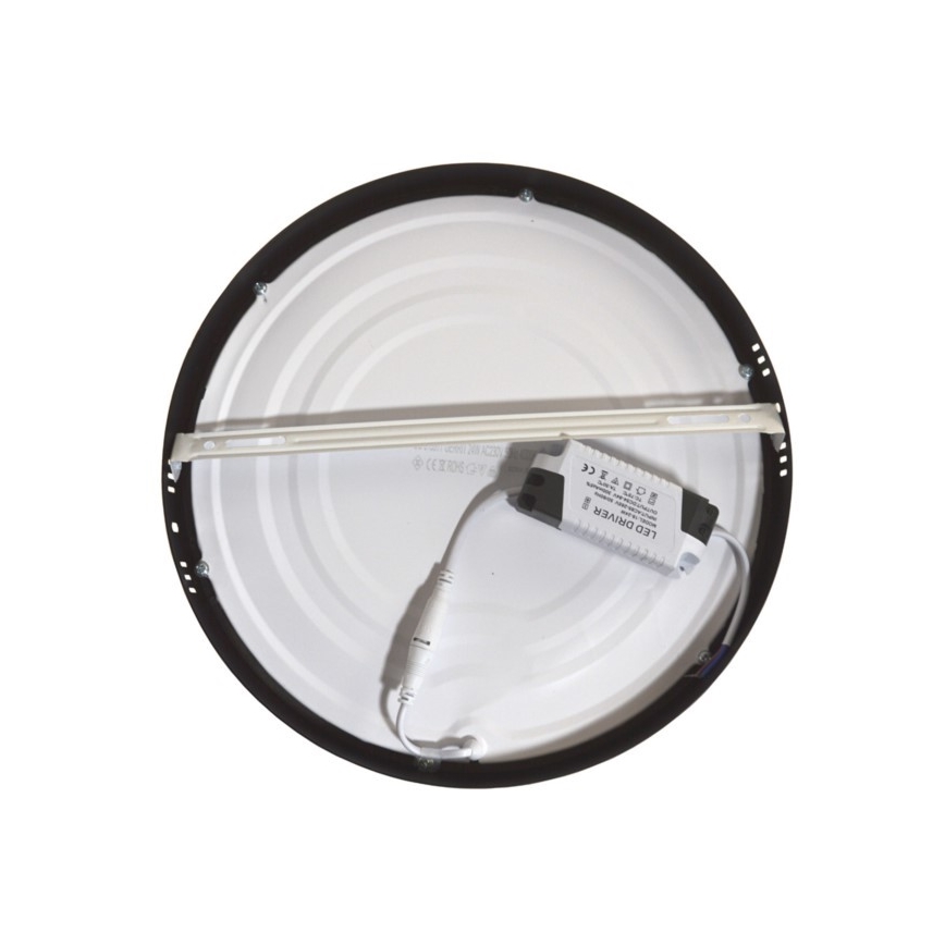 LED taklampa GERRIT LED/24W/230V 4000K svart