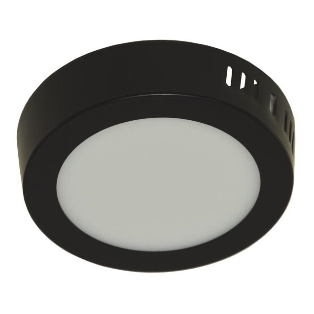 LED taklampa GERRIT LED/6W/230V 4000K svart