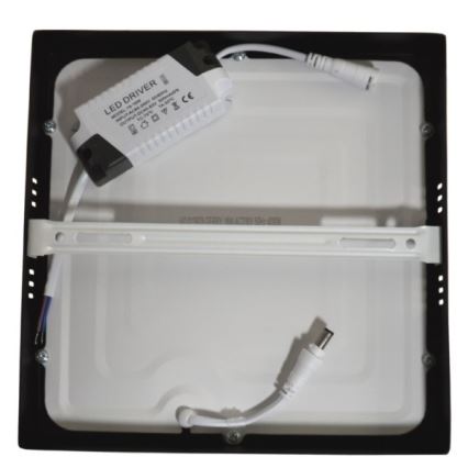 LED taklampa GERRY LED/18W/230V 4000K svart