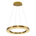 LED taklampa JESI LED/85W/230V 3000K Ø 80 cm brons