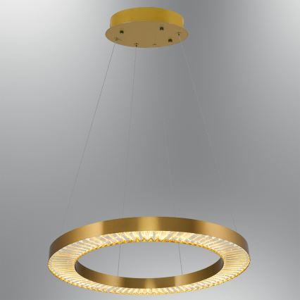 LED taklampa JESI LED/85W/230V 3000K Ø 80 cm brons