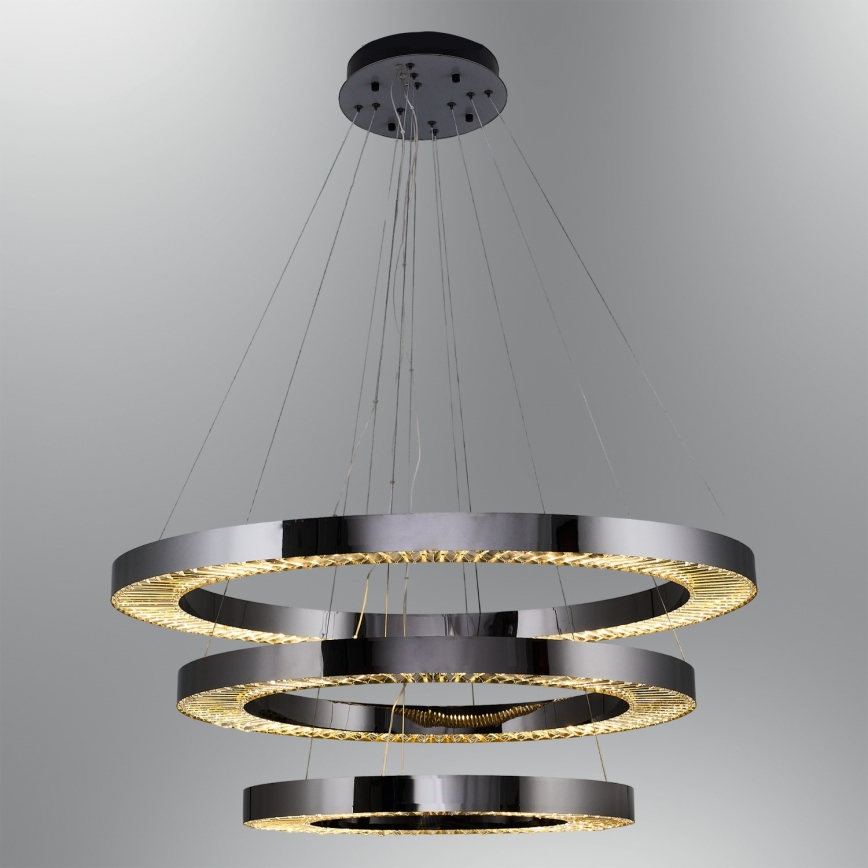 LED Taklampa JESI LED/99W/230V 3000K diameter 100 cm silver