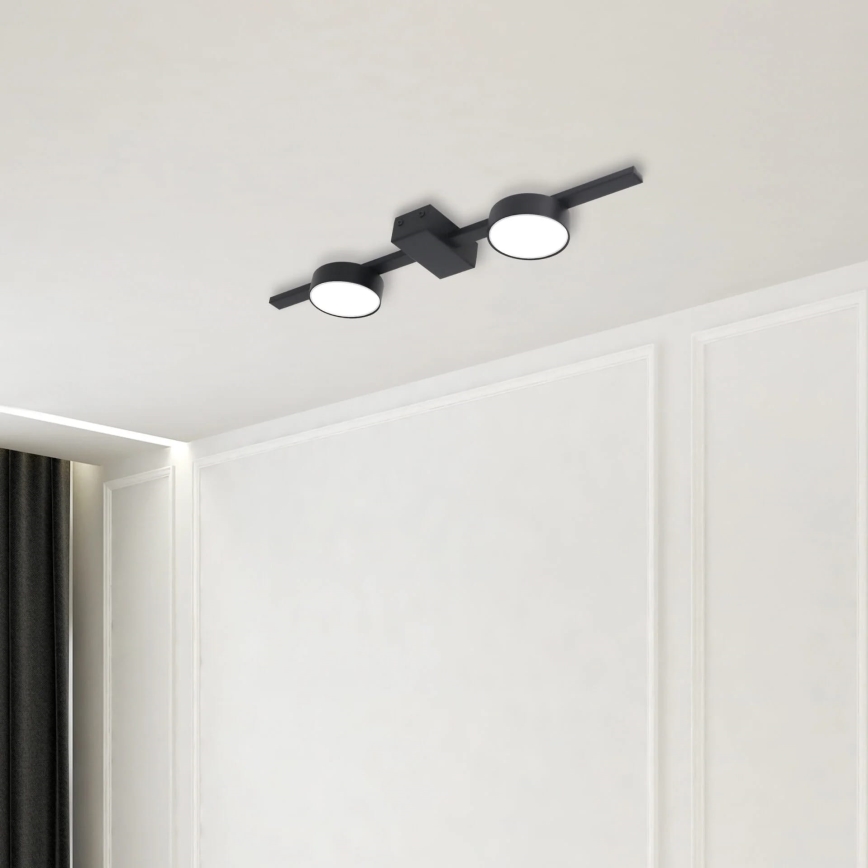 LED taklampa JOY 2xGX53/6W/230V svart
