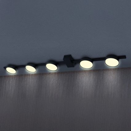 LED taklampa JOY 5xGX53/6W/230V svart
