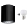 LED taklampa JUPITER 1xE27/6W/230V 120x98 mm svart