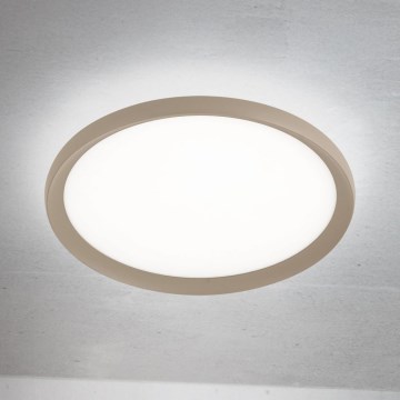 LED-taklampa KANT LED/30W/230V 2700/3200/4000K Ø 40 cm beige