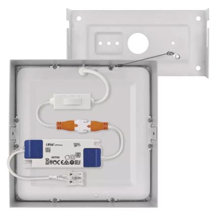 LED Taklampa NEXXO LED/12,5W/230V 3000/3500/4000K 17x17 cm vit