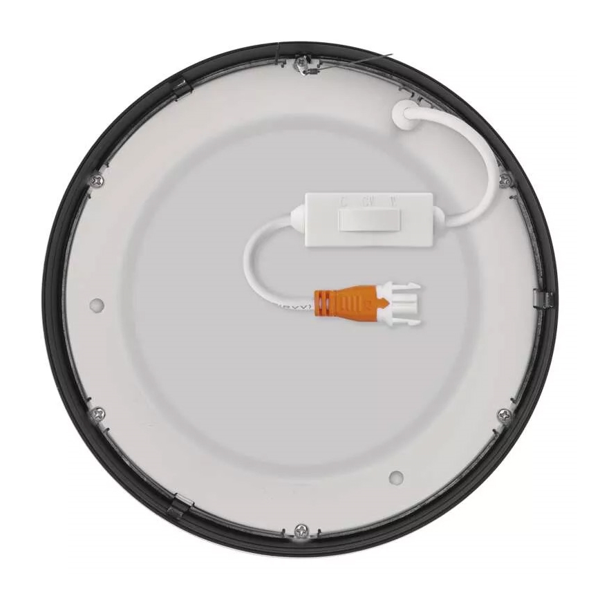 LED Taklampa NEXXO LED/12,5W/230V 3000/3500/4000K d. 17 cm svart