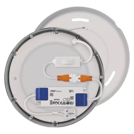 LED taklampa NEXXO LED/12,5W/230V 3000/3500/4000K diameter 17 cm matt krom