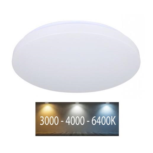 LED Taklampa LED/12W/230V 26cm 3000K/4000K/6400K