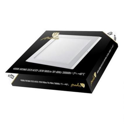 LED taklampa LED/12W/230V 4000K 17,2x17,2 cm