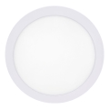 LED taklampa LED/12W/230V 4200K diameter 16 cm vit