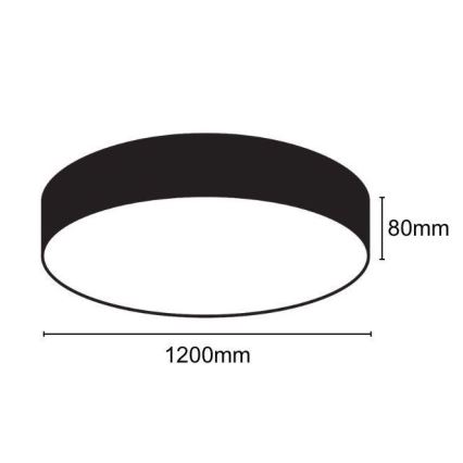 LED taklampa LED/150W/230V 4000K diameter 120 cm