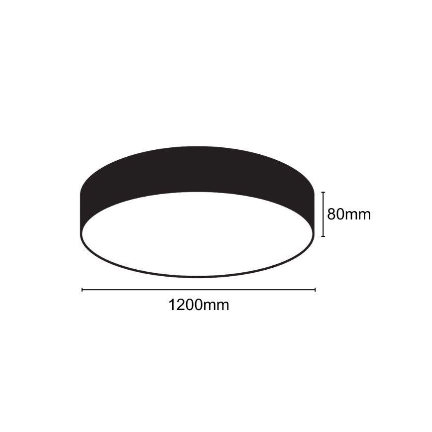 LED taklampa LED/150W/230V 4000K diameter 120 cm