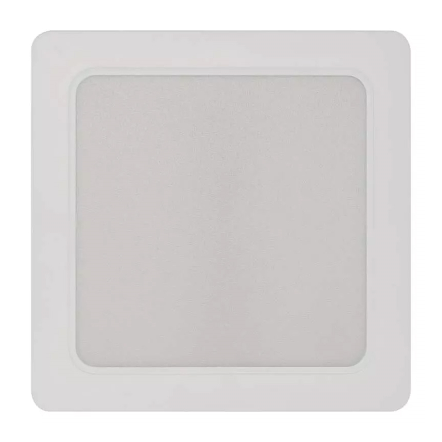 LED taklampa LED/18W/230V 17x17 cm vit