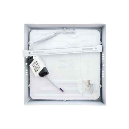 LED taklampa LED/18W/230V 2700K 21x21 cm vit