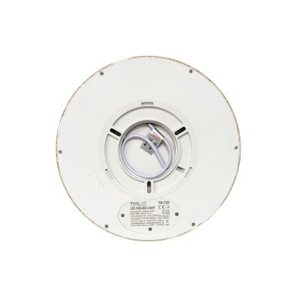LED taklampa LED/18W/230V 3000/4000/6500K Ø 23 cm beige