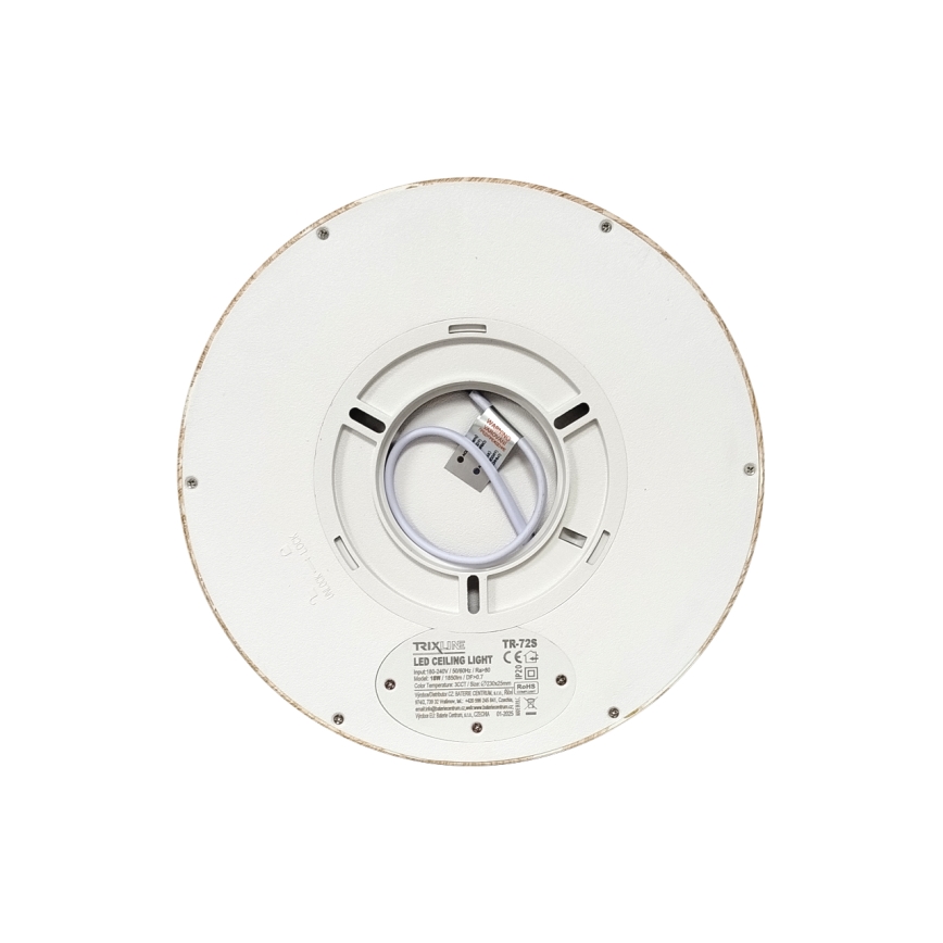 LED taklampa LED/18W/230V 3000/4000/6500K Ø 23 cm beige