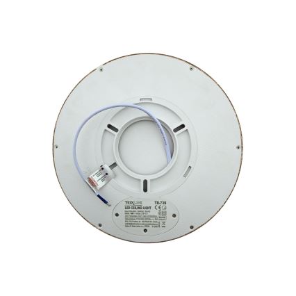 LED taklampa LED/18W/230V 3000/4000/6500K Ø 23 cm brun