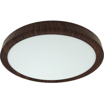 LED taklampa LED/18W/230V 3000/4000/6500K Ø 23 cm brun