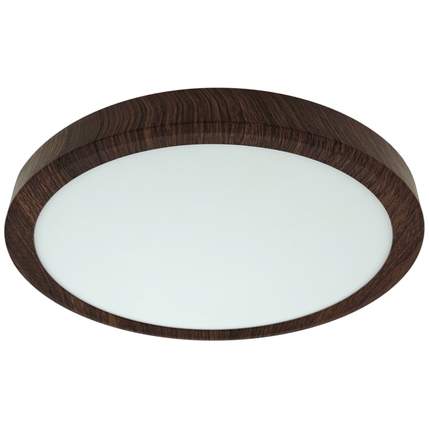 LED taklampa LED/18W/230V 3000/4000/6500K Ø 23 cm brun