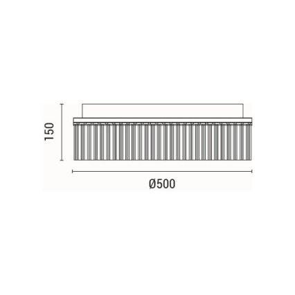 LED taklampa LED/18W/230V 3000K