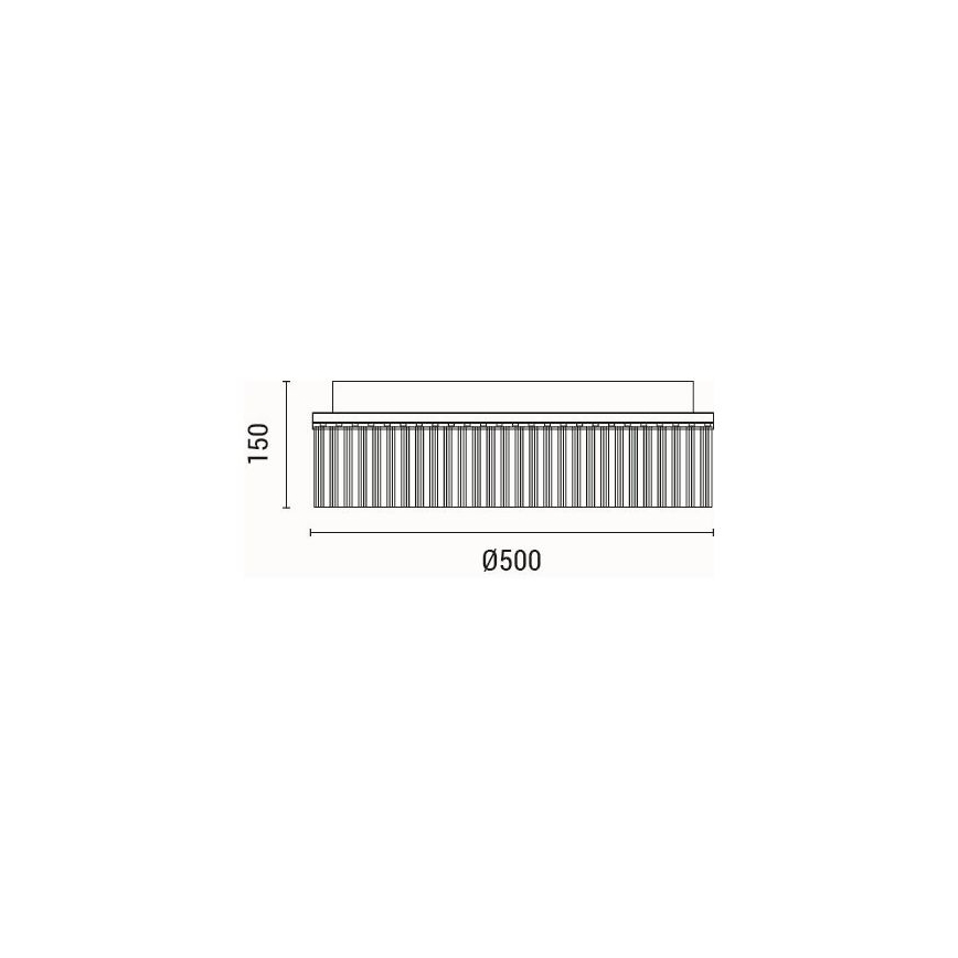 LED taklampa LED/18W/230V 3000K