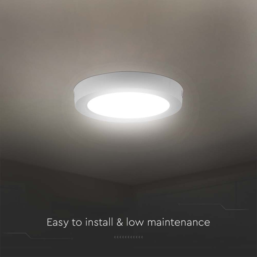 LED taklampa LED/18W/230V 4000K