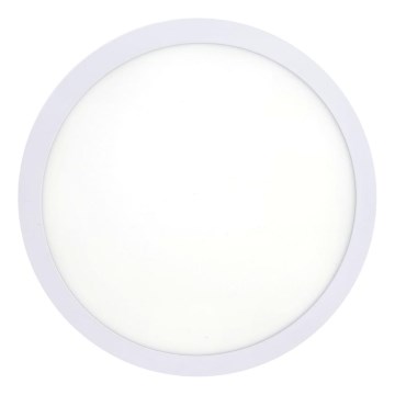 LED taklampa LED/18W/230V 4200K diameter 21 cm vit